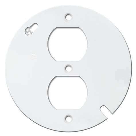 3.5 cover plate for outdoor round electrical box|circular ceiling outlet cover plates.